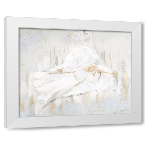 Nativity Angel I White Modern Wood Framed Art Print by Kissell, Mackenzie