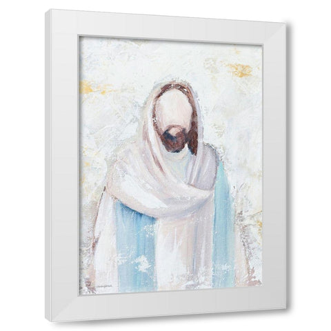 Good Shepherd White Modern Wood Framed Art Print by Kissell, Mackenzie
