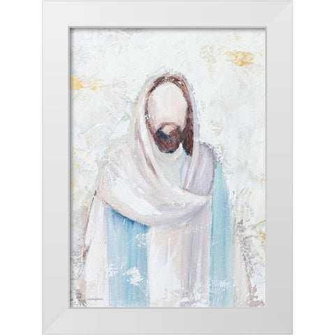 Good Shepherd White Modern Wood Framed Art Print by Kissell, Mackenzie