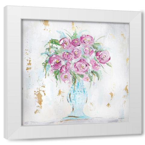 Grace Bouquet White Modern Wood Framed Art Print by Kissell, Mackenzie