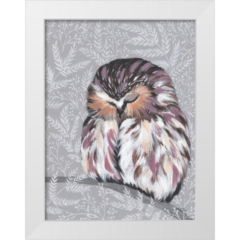 Sweet Dreams White Modern Wood Framed Art Print by Norman, Michele