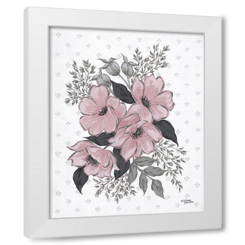 Harper White Modern Wood Framed Art Print by Norman, Michele