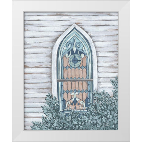 Going to the Chapel   White Modern Wood Framed Art Print by Norman, Michele