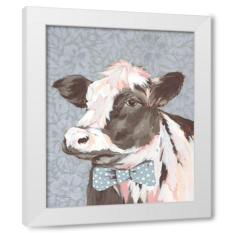 Beautiful Beaulla White Modern Wood Framed Art Print by Norman, Michele