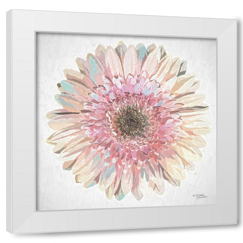 Gorgeous Gerber White Modern Wood Framed Art Print by Norman, Michele