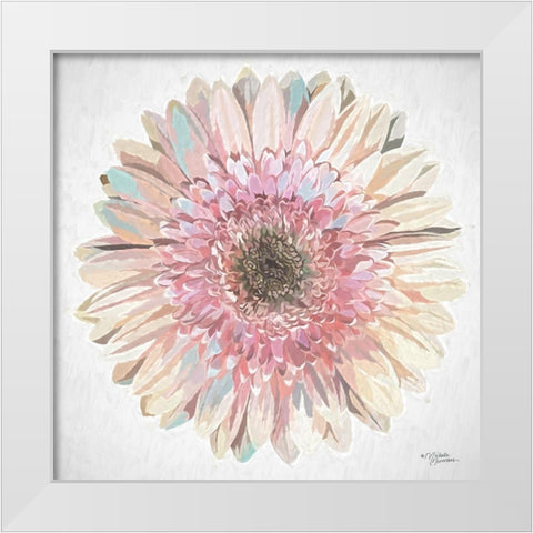 Gorgeous Gerber White Modern Wood Framed Art Print by Norman, Michele