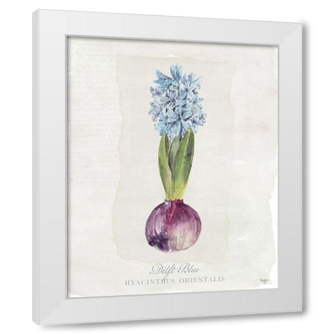Hyacinthus Orientalis I White Modern Wood Framed Art Print by Mollie B.