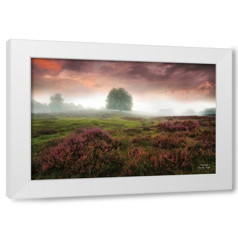 Fairyland White Modern Wood Framed Art Print by Podt, Martin