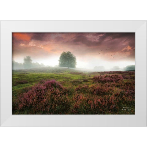 Fairyland White Modern Wood Framed Art Print by Podt, Martin