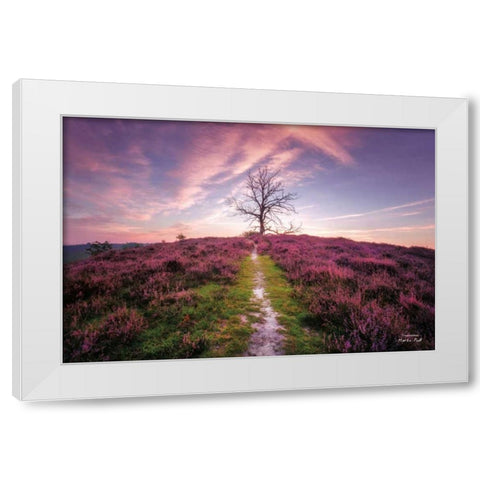 Treemendous White Modern Wood Framed Art Print by Podt, Martin