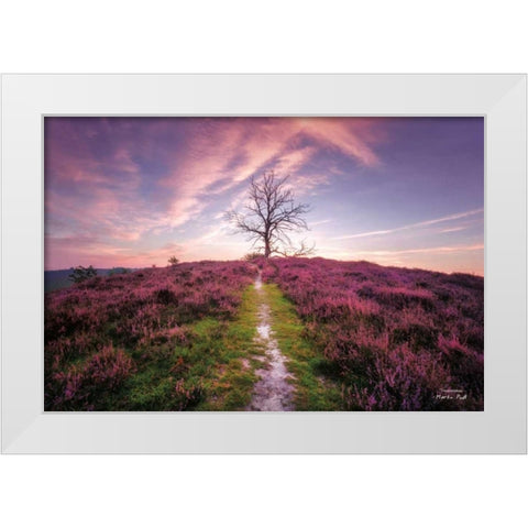 Treemendous White Modern Wood Framed Art Print by Podt, Martin
