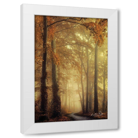 The Path of Liberation White Modern Wood Framed Art Print by Podt, Martin