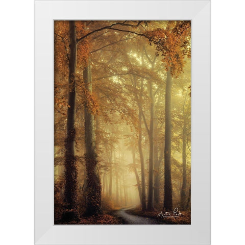 The Path of Liberation White Modern Wood Framed Art Print by Podt, Martin