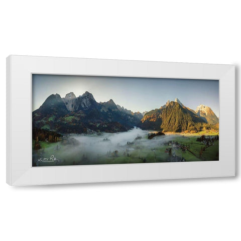 The Blanket White Modern Wood Framed Art Print by Podt, Martin