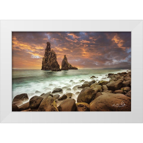 Standing Strong   White Modern Wood Framed Art Print by Podt, Martin