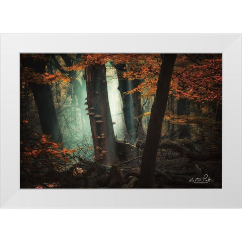 Beautiful Mess White Modern Wood Framed Art Print by Podt, Martin