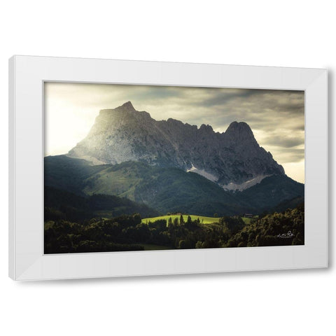 In the Spotlight II White Modern Wood Framed Art Print by Podt, Martin