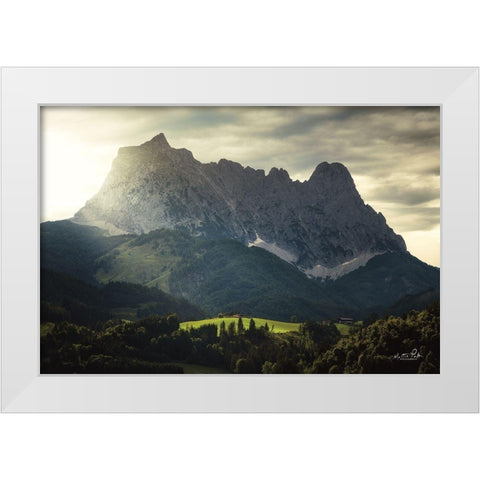 In the Spotlight II White Modern Wood Framed Art Print by Podt, Martin