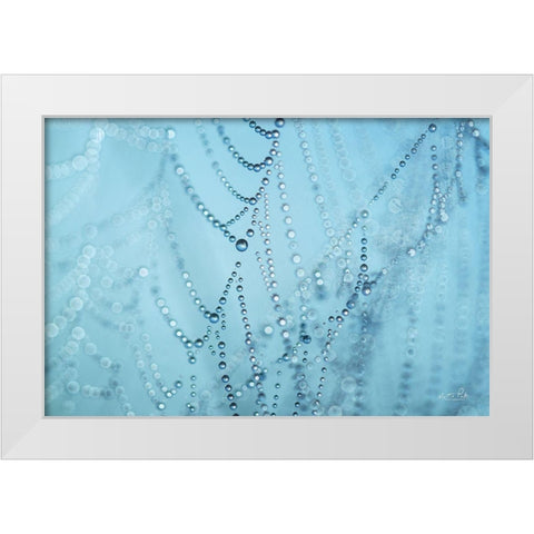 Natures Jewels I White Modern Wood Framed Art Print by Podt, Martin