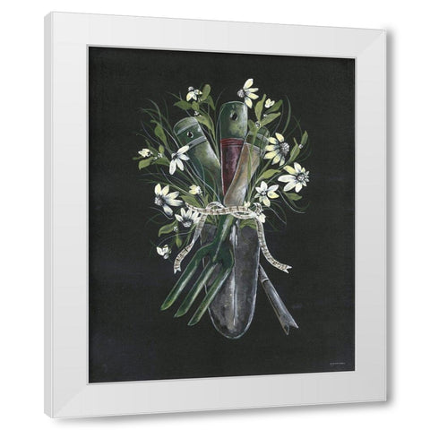 Get Your Hands Dirty White Modern Wood Framed Art Print by Norkus, Julie