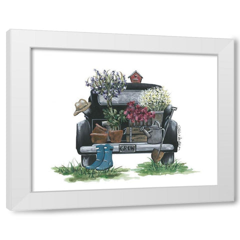 Feed Your Soul White Modern Wood Framed Art Print by Norkus, Julie