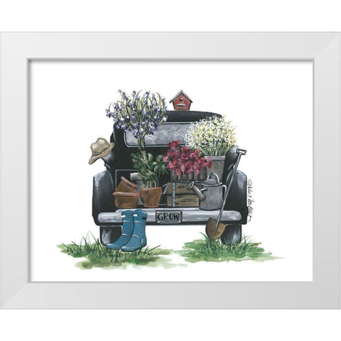 Feed Your Soul White Modern Wood Framed Art Print by Norkus, Julie