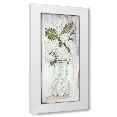 Light And Airy Hydrangea White Modern Wood Framed Art Print by Norkus, Julie