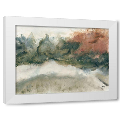 Calming 2   White Modern Wood Framed Art Print by Norkus, Julie