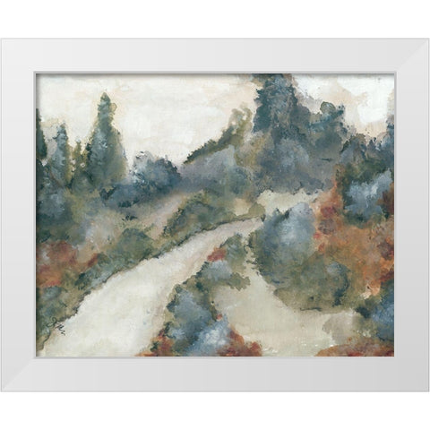 Far Away 2  White Modern Wood Framed Art Print by Norkus, Julie