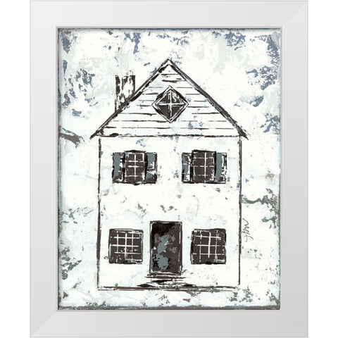 Shelter Series I White Modern Wood Framed Art Print by Norkus, Julie