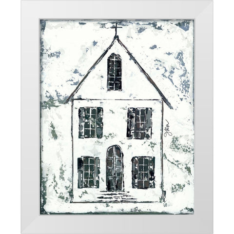 Shelter Series III White Modern Wood Framed Art Print by Norkus, Julie