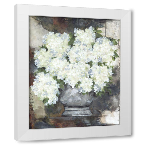 Snowball Hydrangeas II White Modern Wood Framed Art Print by Norkus, Julie