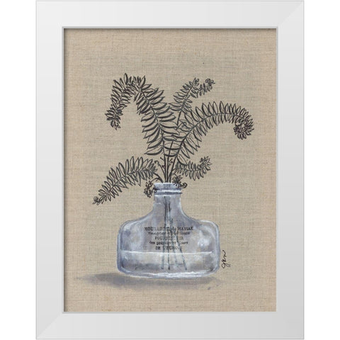 Sketchy Floral 3 White Modern Wood Framed Art Print by Norkus, Julie