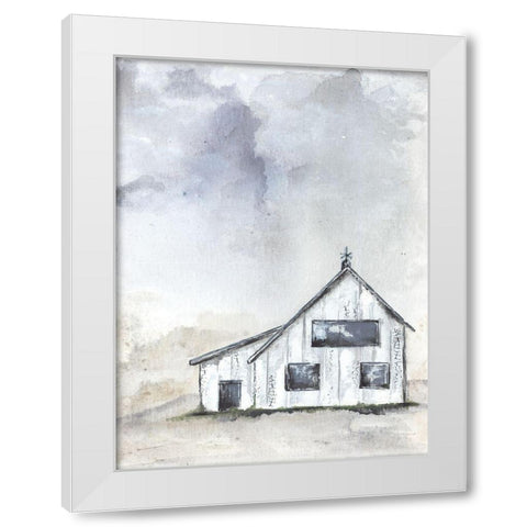 Haven Mini Prairie White Modern Wood Framed Art Print by Norkus, Julie