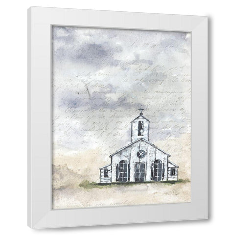 Haven Mini Worship White Modern Wood Framed Art Print by Norkus, Julie