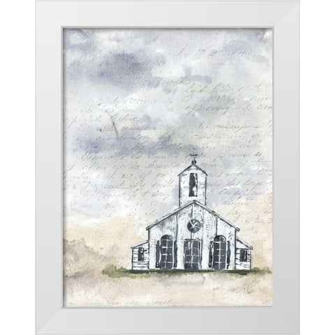 Haven Mini Worship White Modern Wood Framed Art Print by Norkus, Julie