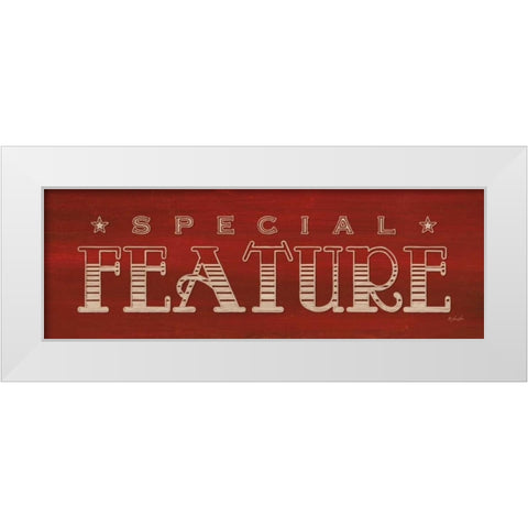 Special Feature  White Modern Wood Framed Art Print by Rader, Lauren