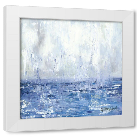 Rainy Day View White Modern Wood Framed Art Print by Ebert, Roey