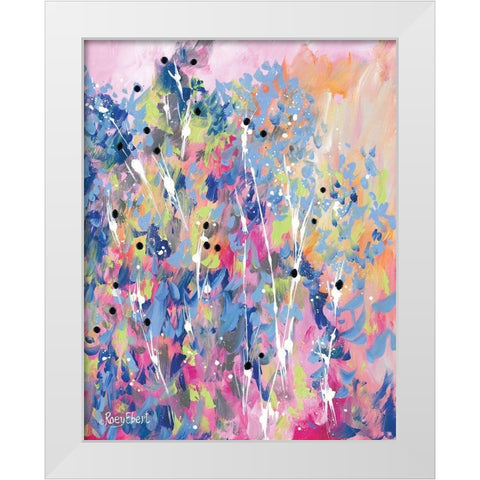 Wild Child White Modern Wood Framed Art Print by Ebert, Roey