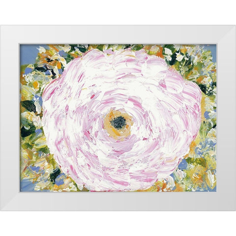 Be Bold White Modern Wood Framed Art Print by Ebert, Roey
