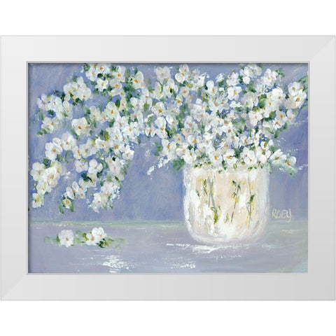 Beauty Overflows II White Modern Wood Framed Art Print by Ebert, Roey