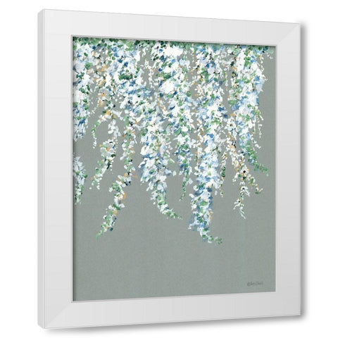 Wisteria in Bloom    White Modern Wood Framed Art Print by Ebert, Roey