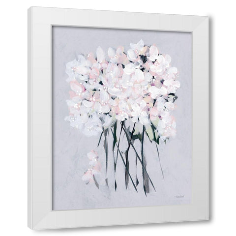 Romantic Floral I White Modern Wood Framed Art Print by Ebert, Roey