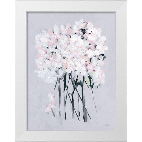 Romantic Floral I White Modern Wood Framed Art Print by Ebert, Roey