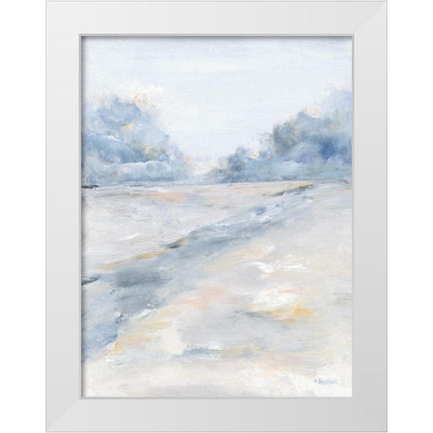 Landscape II White Modern Wood Framed Art Print by Ebert, Roey