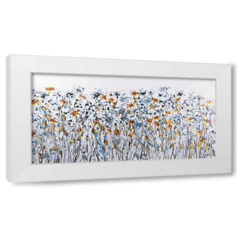 Serenity Walk White Modern Wood Framed Art Print by Ebert, Roey