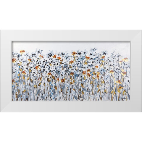 Serenity Walk White Modern Wood Framed Art Print by Ebert, Roey