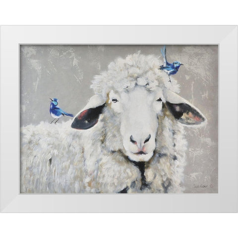 Days Like These White Modern Wood Framed Art Print by Redman, Suzi