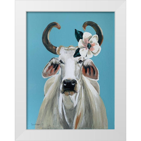 Margie White Modern Wood Framed Art Print by Redman, Suzi