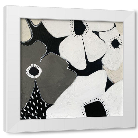 Hello I White Modern Wood Framed Art Print by Redman, Suzi